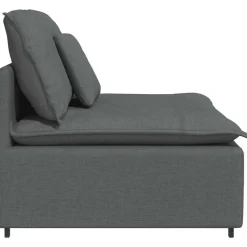 vidaXL modulopbygget sofacentermodul med hynder 100 cm mørkegrå