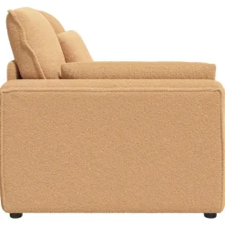vidaXL modulopbygget sofaarmlænsendemodul med hynder 100 cm beige