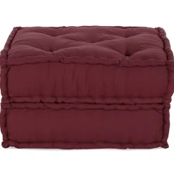 vidaXL modulær sofaenhed stof 70x70x36 brunrød