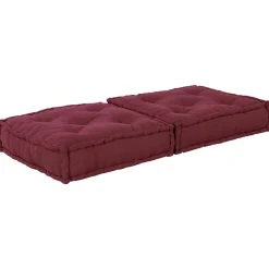 vidaXL modulær sofaenhed stof 70x70x36 brunrød