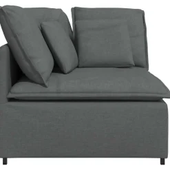 vidaXL modulsofa hjørnemodul med hynder 100 cm mørkegrå