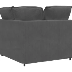 vidaXL modulsofa hjørnemodul med hynder 100 cm mørkegrå