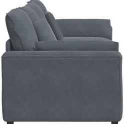 vidaXL modulsofa med hynder mørkegrå