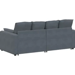 vidaXL modulsofa med hynder mørkegrå