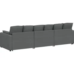 vidaXL modulsofa med hynder mørkegrå
