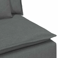 vidaXL modulsofa med hynder mørkegrå
