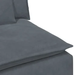 vidaXL modulsofa med hynder mørkegrå