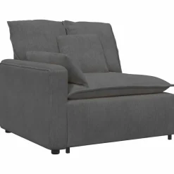 vidaXL modulsofa med hynder mørkegrå