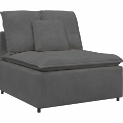 vidaXL modulsofa med hynder mørkegrå