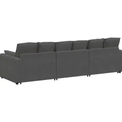 vidaXL modulsofa med hynder mørkegrå