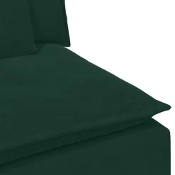 vidaXL modulsofa med hynder mørkegrøn
