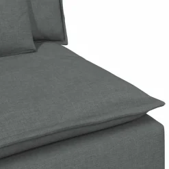 vidaXL modulsofa med hynder mørkegrå