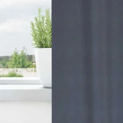 vidaXL Mørklægningsgardiner med ringe 2 pcs Antracit 140 x 140 cm