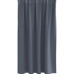 vidaXL Mørklægningsgardiner med ringe 2 pcs Antracit 140 x 140 cm