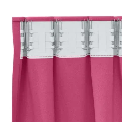 vidaXL Mørklægningsgardiner med ringe 2 pcs Lys Pink 140 x 140 cm