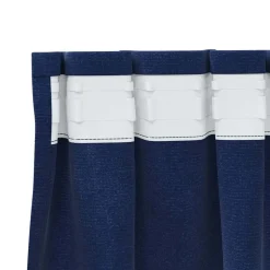 vidaXL Mørklægningsgardiner 2 pcs Mørk blå 140 x 140 cm Fløjl