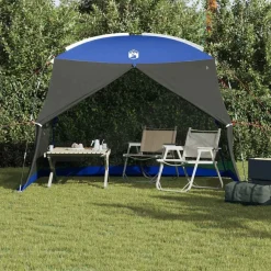 vidaXL Myggenetstelt med tag Azure Blue 320 x 320 x 218 cm