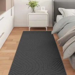 vidaXL Områdetæpper Rektangulær PALMERAS Antracit 150 x 80 cm