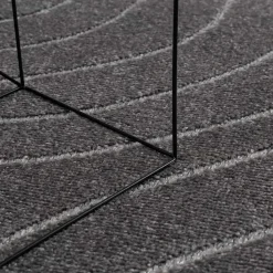 vidaXL Områdetæpper Rektangulær PALMERAS Antracit 150 x 80 cm