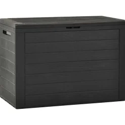 vidaXL opbevaringsboks til haven 78x44x55 cm antracitgrå