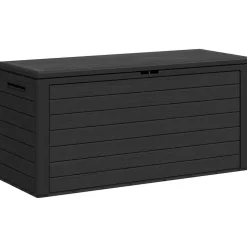vidaXL opbevaringskasse til haven 116x44x55 cm antracitgrå