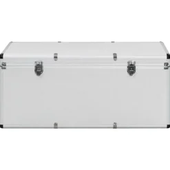 vidaXL opbevaringskufferter 3 stk. aluminium sølvfarvet