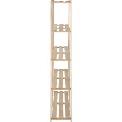 vidaXL opbevaringsreol i 5 niveauer 170x28,5x170 cm massivt fyrretræ