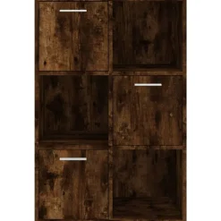 vidaXL opbevaringsskab 60x29,5x90 cm røget egetræsfarve