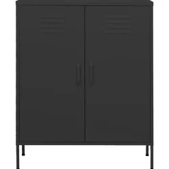 vidaXL opbevaringsskab 80x35x101,5 cm stål antracitgrå
