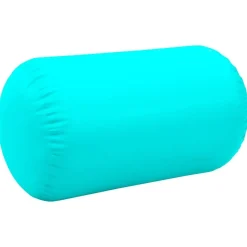 vidaXL oppustelig gymnastikrulle med pumpe 100x60 cm PVC grøn