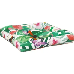 vidaXL pallehynde 50x50x12 cm stof flerfarvet