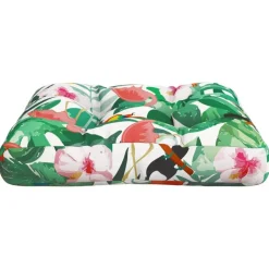 vidaXL pallehynde 50x50x12 cm stof flerfarvet
