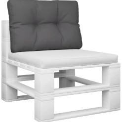vidaXL pallehynde 50x40x12 cm stof antracitgrå
