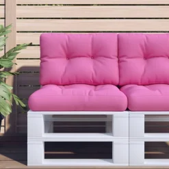 vidaxL pallehynde 50x40x12 cm stof pink