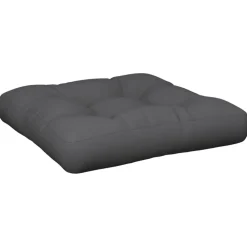 vidaxL pallehynde 58x58x10 cm stof antracitgrå