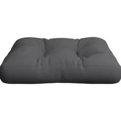 vidaxL pallehynde 58x58x10 cm stof antracitgrå