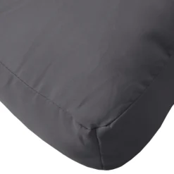 vidaxL pallehynde 58x58x10 cm stof antracitgrå