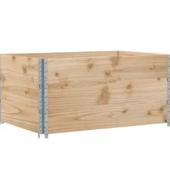 vidaXL pallerammer 3 stk. 120x80 cm massivt fyrretræ