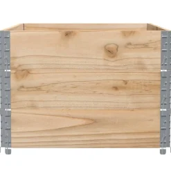 vidaXL pallerammer 3 stk. 120x80 cm massivt fyrretræ