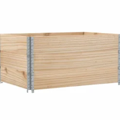vidaXL pallerammer 3 stk. 120x80 cm massivt fyrretræ