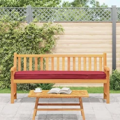 vidaXL Pallet pude Vinrød 180 x 40 x 8 cm Oxford stof