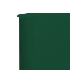 vidaXL 3-panels læsejl stof 400 x 120 cm grøn