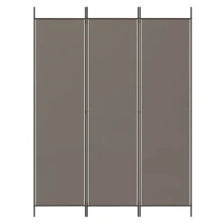 vidaXL 3-panels rumdeler 150x220 cm stof antracitgrå