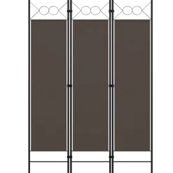 vidaXL 3-panels rumdeler 120x180 cm antracitgrå