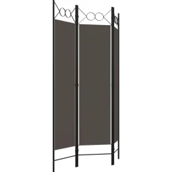 vidaXL 3-panels rumdeler 120x180 cm antracitgrå