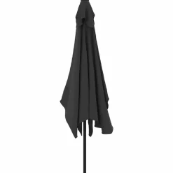 vidaXL parasol med metalstang 300x200 cm antracitgrå