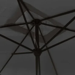 vidaXL parasol med metalstang 300x200 cm antracitgrå