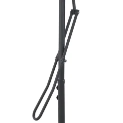 vidaXL parasol med stålstang 250x250x230 cm terrakottafarvet