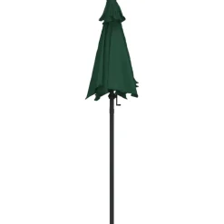 vidaXL parasol 200x224 cm aluminium grøn