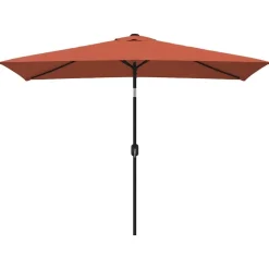 vidaXL parasol 300x200 cm metalstang terrakotta